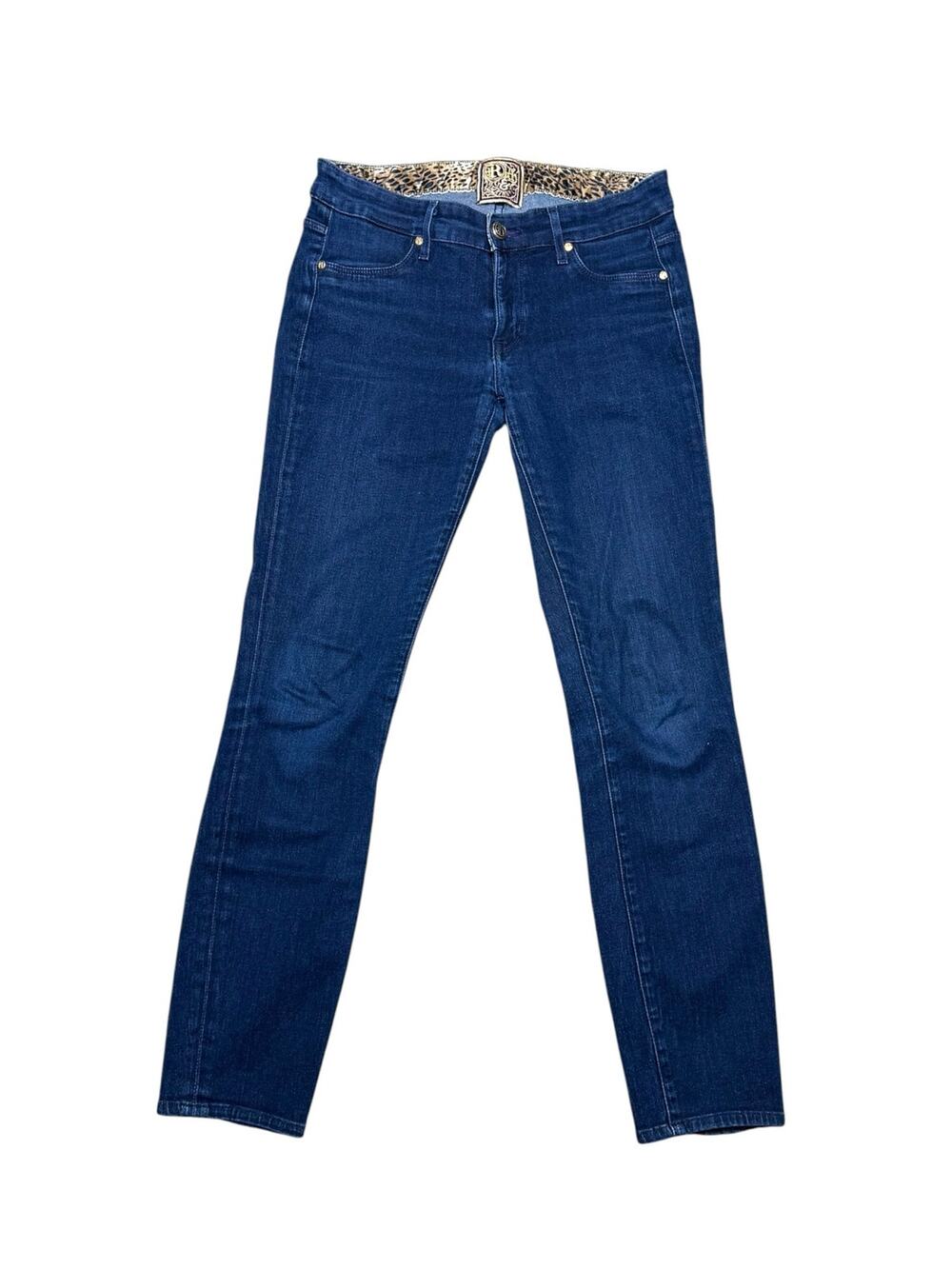 Rich & Skinny y2k 00s Dark Wash Low Rise Skinny Jeans Size 27
